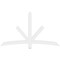 Ekena Millwork Alberta Architectural Grade PVC Gable Bracket, 72"W x 42"H x 2"D x 4"F, 14/12 Pitch GBP072X42X0204ALB00 - alternate 3